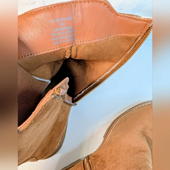 ✨ Burkleef Cognac Ankle Boots – Size 10 (New in Box) ✨ - Picture 6 of 7
